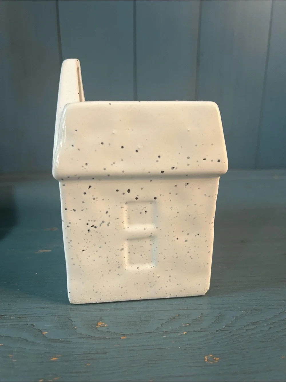 Target Bullseye White Speckled Ceramic House Décor | Planter